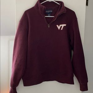 Virginia Tech Zipper Pullover
